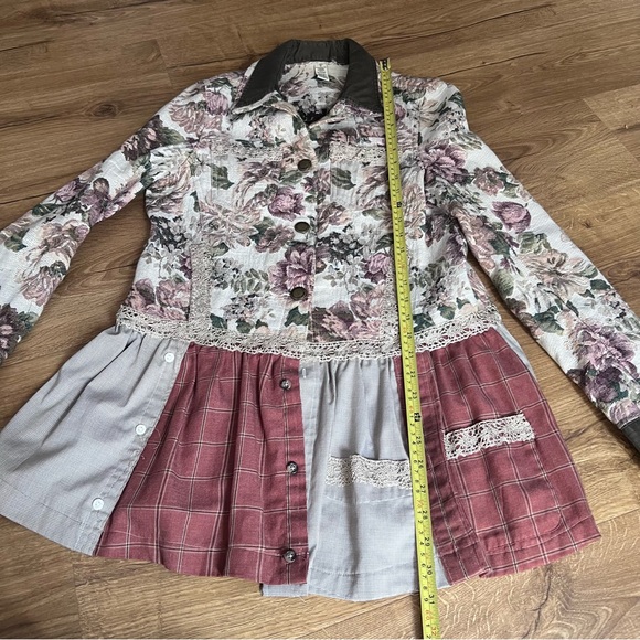 Hand Crafted Floral Patchwork Jacket – One of a Kind - Picture 7 of 13